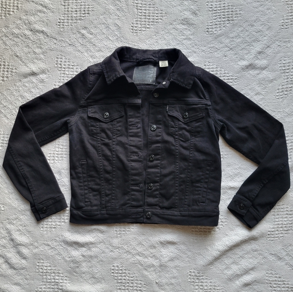 Levi's Black Button Up Denim Jacket